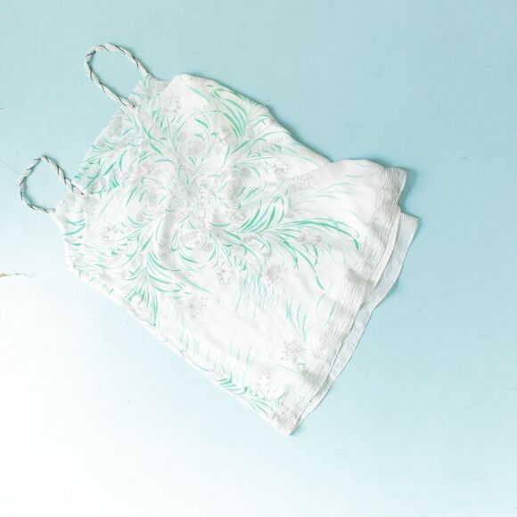 Oscar de la Renta Pink Label Floral Print Slip Dress Night Gown Size Medium - Picture 6 of 6